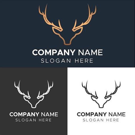 Premium Vector Deer Logo Design Vector Template