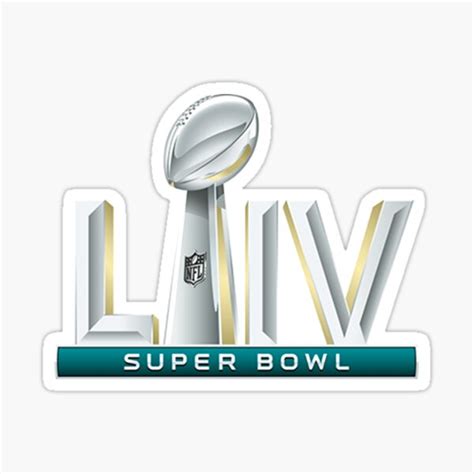 "Super Bowl LIV" Sticker for Sale by ZecaBibs | Redbubble