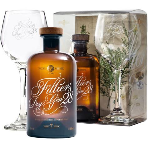 Filliers 28 Premium Dry Gin Pack Gin Filliers 28 botánicas 50 cl 46º