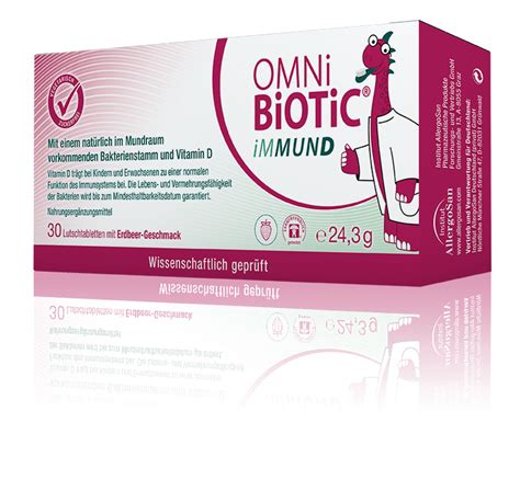 ОМНИ БИОТИК ИМУНД таблетки за смучене 30бр OMNI BIOTIC ImmunD tablets ...