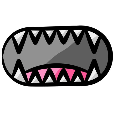 Fangs Generic Hand Drawn Color icon