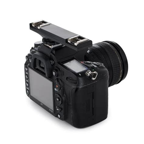 Flash Hot Shoe TTL Off Camera Speedlite Sync Cord Arm Bracket For Canon D D D EX