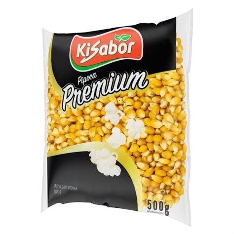 Milho Para Pipoca Tipo 1 Kisabor Premium Pacote 500g Sonda