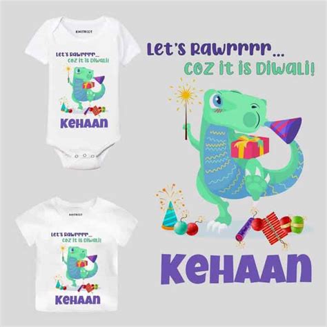 Diwali Dress For Kids | Customized Baby Clothes For Diwali | KNITROOT