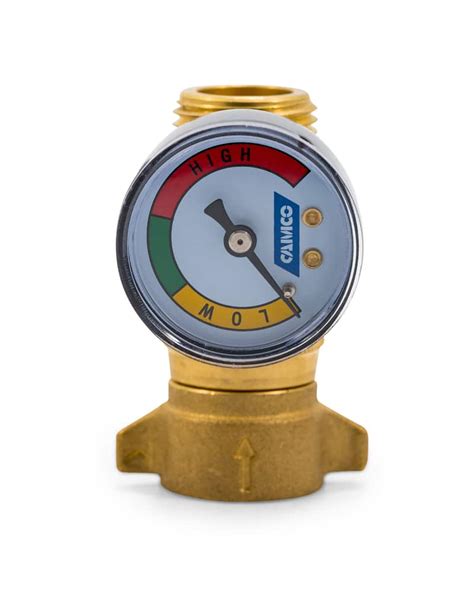 Camco 40064 Brass Rv Water Pressure Regulator With Guage Canadian Tire