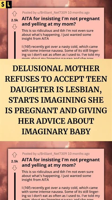 Delusional Mother Refuses To Accept Teen Daughter Is Lesbian Starts Imagining She Is Pregnant
