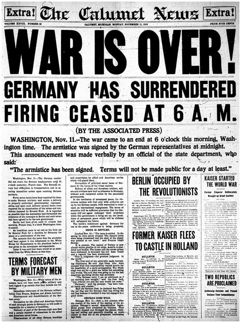 Flashback Friday: Honoring Armistice Day in the Copper Country