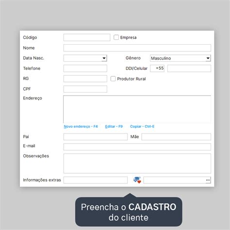 Como Cadastrar Um Cliente Central De Ajuda Programa Nex