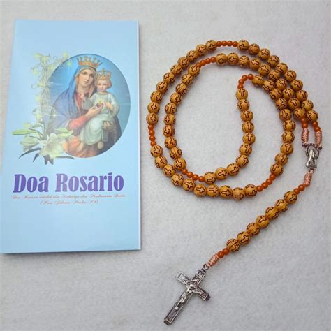 Jual Paket Doa Rosario 77 Bapa Kami Motif Salib Dan Lembaran Doa