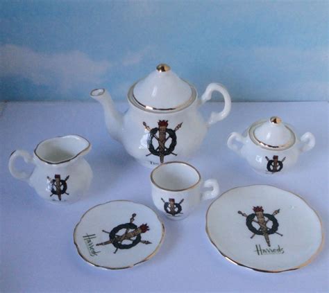 Vintage Harrods Knightsbridge Bone China Toy Tea Set Original Etsy Toy Tea Set Tea Set