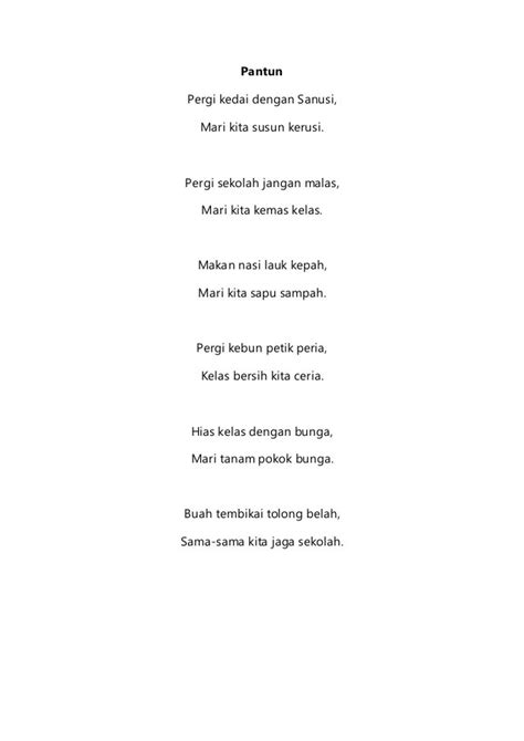 Pantun Cinta 2 Kerat