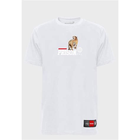 Camisa Streetwear Prison Ny Tiger Branco Netshoes