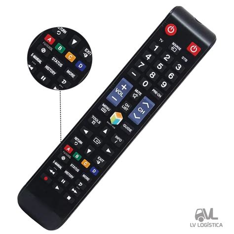 Controle Remoto Tv Samsung Smart K Tecla Smart Hub Futebol No Shoptime