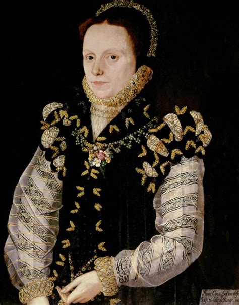 Ca 1569 Anne Russell Countess Of Warwick 1548 1604 By The Master Of