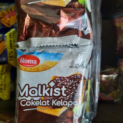 Jual Roma Malkist Coklat Kelapa Rencengan Shopee Indonesia