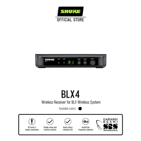 Promo Shure Blx4 Wireless Receiver For Blx Wireless System Cicil 0 3x