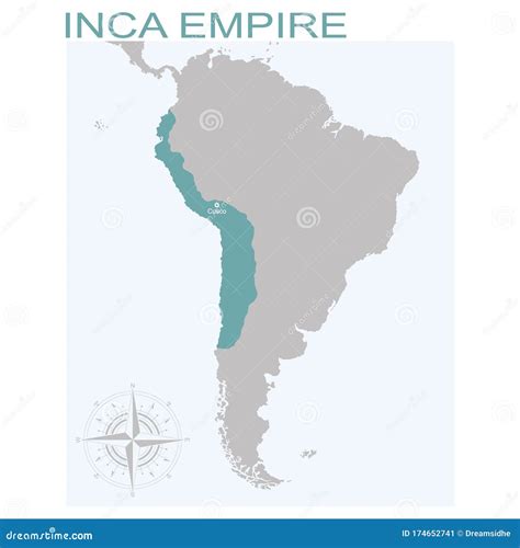 Vector Map of the Inca Empire Stock Vector - Illustration of cuzco, city: 174652741