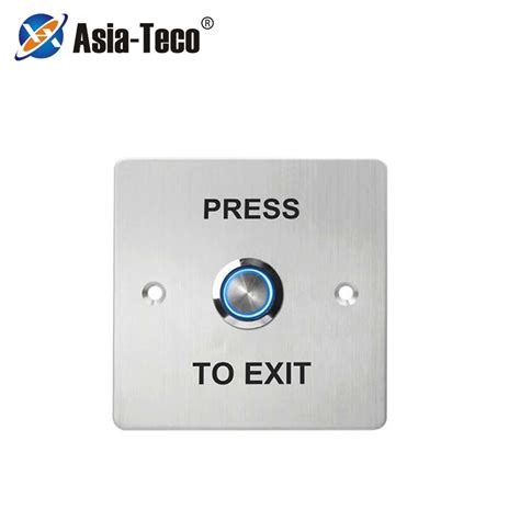 Racp Backlit Led No Nc Stainless Steel Door Exit Push Release Button