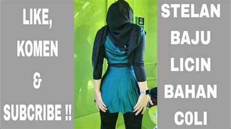 stelan baju licin bahan cli youtube
