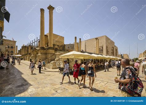 Valletta, Malta 08 July 2022. Pictures with Various Tourist Attractions ...