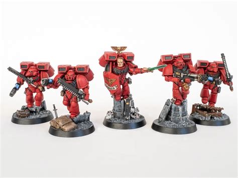 Warhammer 40k Kill Team Blood Angels Assault Squad Well Etsy