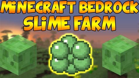 How To Make A Slime Farm In Minecraft Bedrock