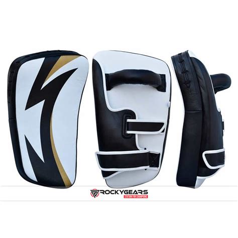 Curved Kick Shield With Holding Straps Boxing Martial Arts Equipment