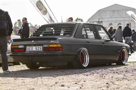 BMW E28 5 Series Grey Deep Dish Slammed Bmw E28 Car Inspiration Bmw