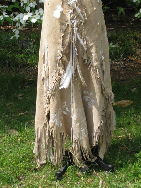 Leather Wedding Dress Native American Inspired Tribal Boho Wedding