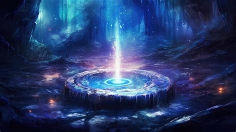 Premium Photo Explore The Mystical Wellspring Of Magical Energy A