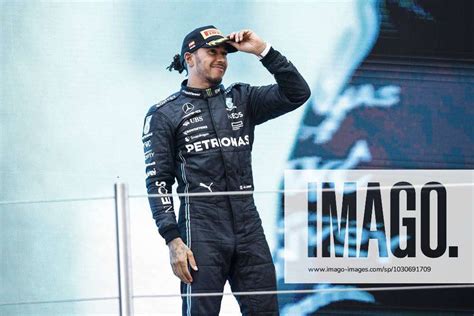 HAMILTON Lewis Gbr Mercedes AMG F1 Team W14 Portrait Podium During