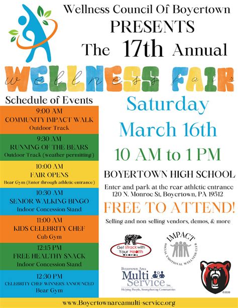 The Wellness Fair Boyertown Area Multi Service