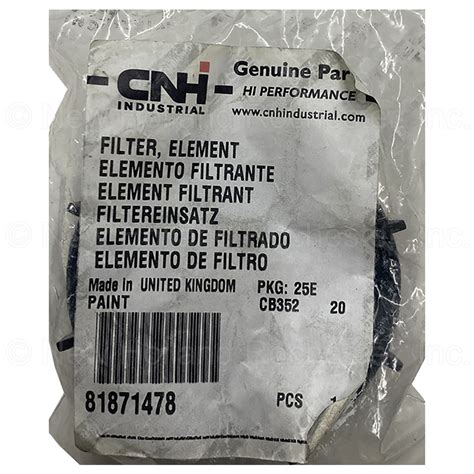 New Holland Filter Part 81871478 New Holland Rochester