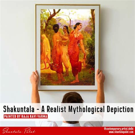 shakuntala realist mythological depiction raja ravi varma
