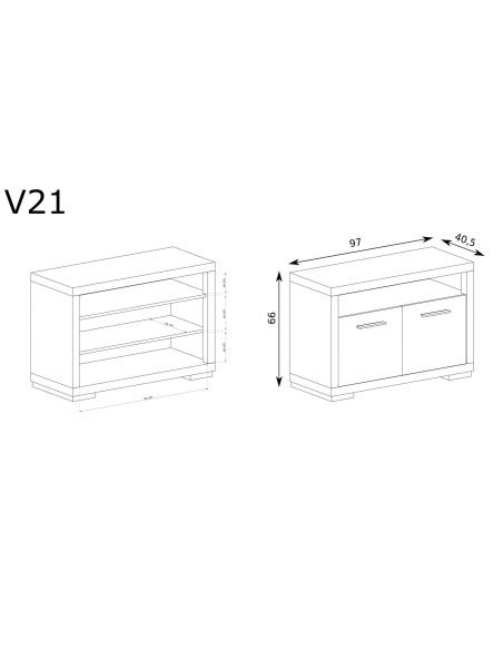 Szafka RTV Vegas V 21