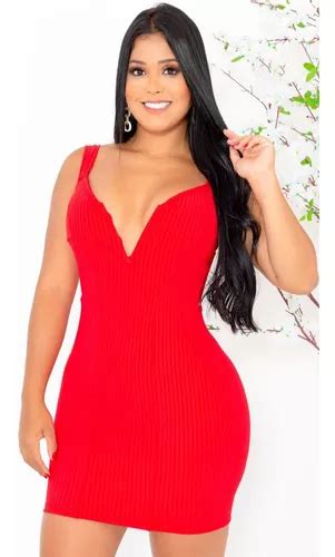 Vestido Feminino Curto Bojo Alcinha Colado Lycra Ver O Frete Gr Tis