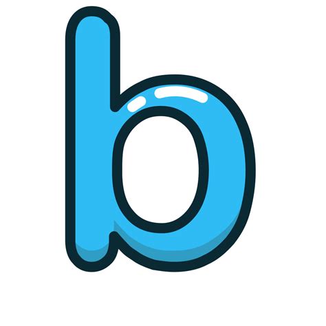 B Blue Letter Lowercase Icon Free Download