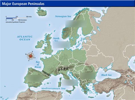 Jutland Peninsula On World Map