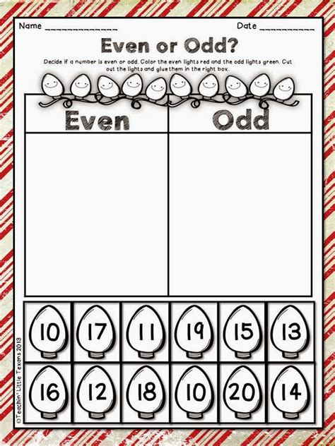 Teachin' Little Texans: Manic Monday! {Even and Odd Freebie}