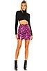 Superdown Daphne Mini Skirt In Hot Pink Multi REVOLVE