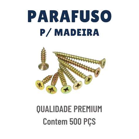 Parafuso Chip 3 5x40 Cabeça Chata Para Chave Phillips Pacote