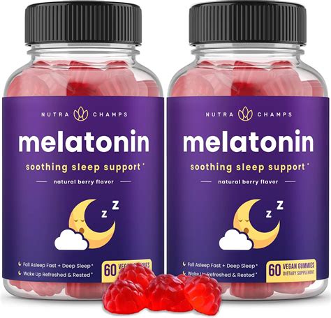 Buy Melatonin Gummies for Kids & Adults | Natural Sleep Aid Drug-Free ...