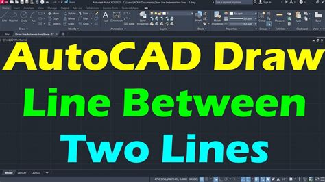 How To Set Distance Between Two Lines In Autocad Templates Sample