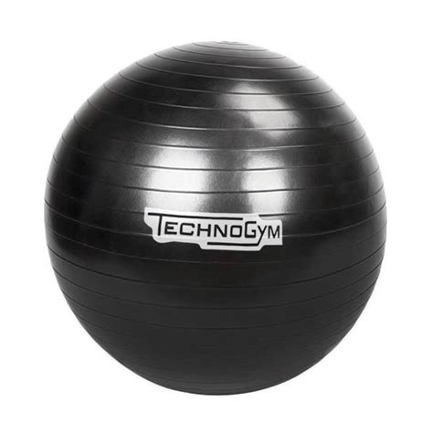 Мяч для фитнеса (фитбол, гимнастический мяч) TechnoGym 65 см черный ...