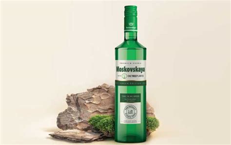 Moskovskaya debuts green vodka bottle - The Spirits Business