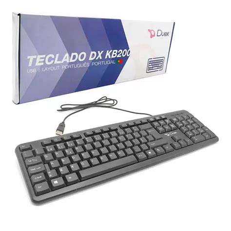 Teclado Usb Duex Padrao Dx Kb Preto Dsl Distribuidora