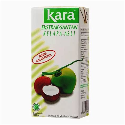 Kara Santan Kelapa Kara Coconut Milk L Shopee Malaysia