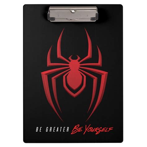 Spider Man Miles Morales Spider Icon Clipboard Zazzle Miles Morales