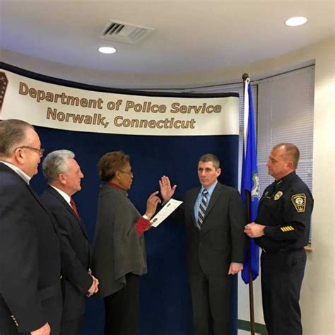 Two Norwalk Police Officers Promoted In Ceremony Two Others Honored