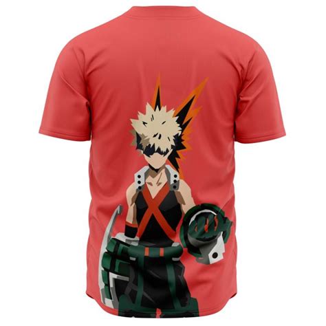 My Hero Academia Bakugo Katsuki 3D Baseball Jersey My Hero Academia Store